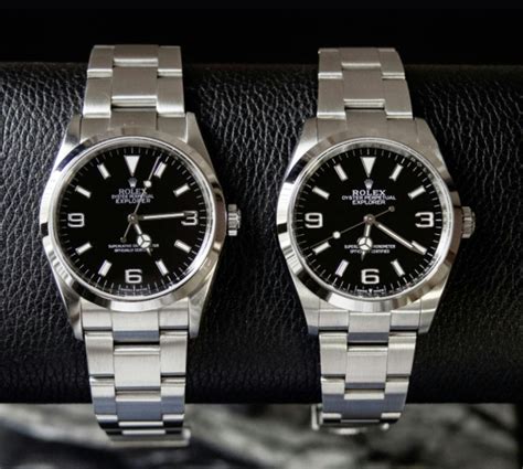 dimensions of the rolex explorer 114270|14270 vs 114270.